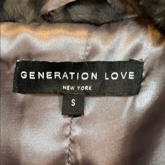 Generation Love Faux Fur Leopard Jacket Size Small - Picture 4 of 8